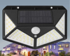 Beste Outdoor Achtertuin Tuin Trap Waterdicht IP67 Zonne-energie 4 Zijden Verlichting Wandlamp LED Bewegingssensor Led Solar Light