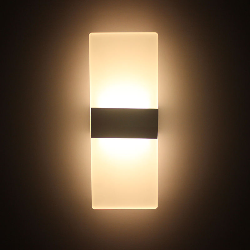 Led Wandkandelaar Factory Supply Hotel Licht Acryl Opbouw Indoor Badkamer Kleedkamer Nachtkastje Kapper Winkel Decoratief
