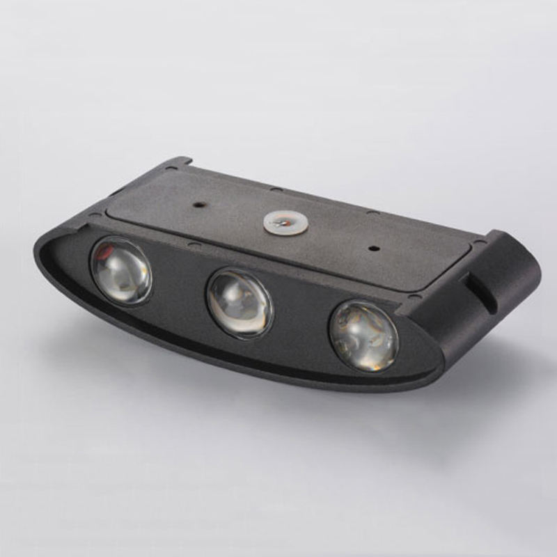 Goedkope fabrieksprijs Ip65 waterdichte wandlamp zwarte led-lamp badkamerblaker voor 100% veiligheid