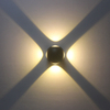 Eenvoudig ontwerp Prachtig effect 6W 12W wandlamp buiten wanddecoratie licht Villa decoratie LED beugel wandlamp