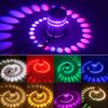 Hagood RGB spiraalgat LED wandlamp met afstandsbediening binnen voor feestbar lobby KTV woondecoratie