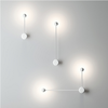 NIEUWE art Dots wandlamp moderne LED woonkamer wandlamp Nordic creatieve gangpad verlichtingsarmaturen Zwart Wit Moderne Wandlamp