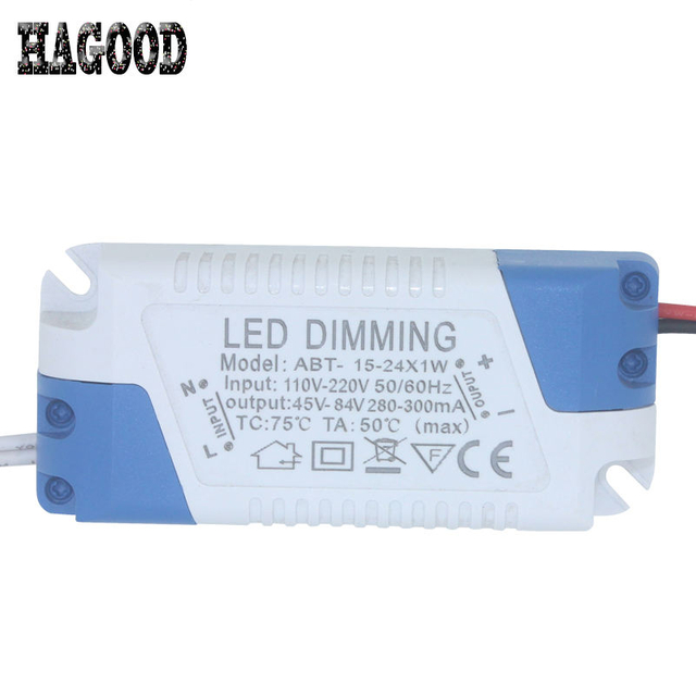 led driver dimbaar led driver led dimbare driver 3W 5W 7W 8-10W 15W 15-24W Voeding LED Driver Adapter Transformator 300mA Voor LED Downlight 85-265V
