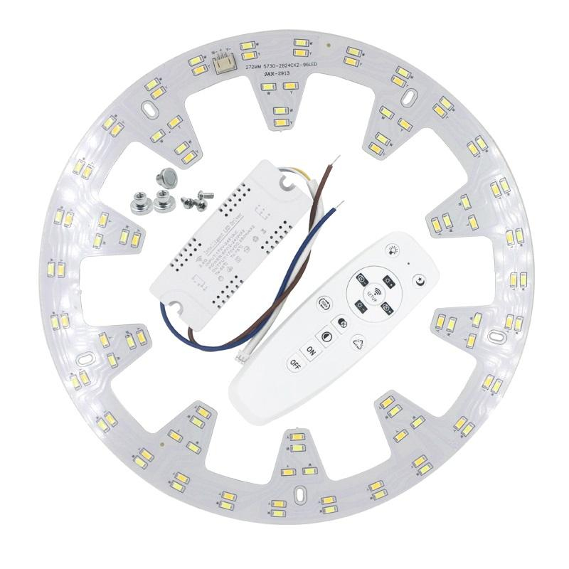 2x24W LED-plafondverlichting 2.4G WIFI mobiele telefoonverbinding afstandsbediening voor woonkamer keuken plafondlamp