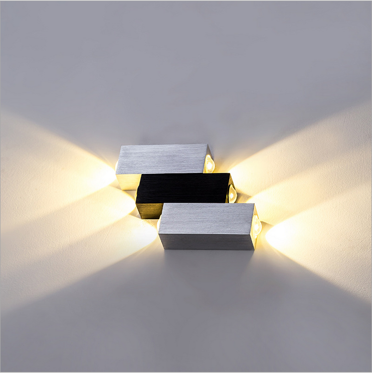 LED-wandlamp Op en neer trap Wandkandelaar Fabriekslevering 6W Aluminium binnenwandlampen Fabricage Decoratieve VERLICHTING