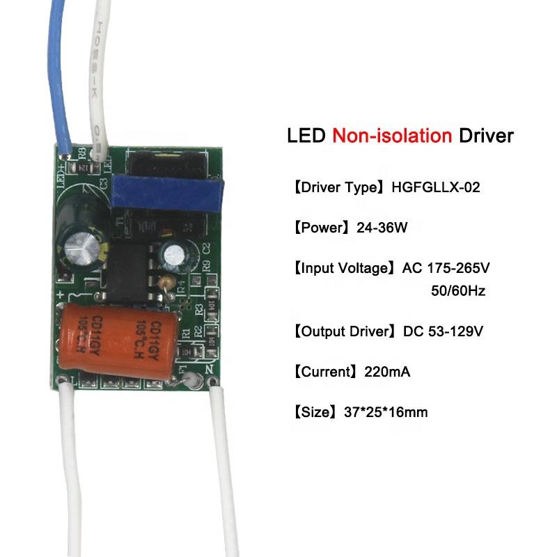 8-50W LED Lamp Driver Licht Transformator Ingang AC175-265V Voeding Adapter 220mA Stroom voor LED Spot lamp Chip