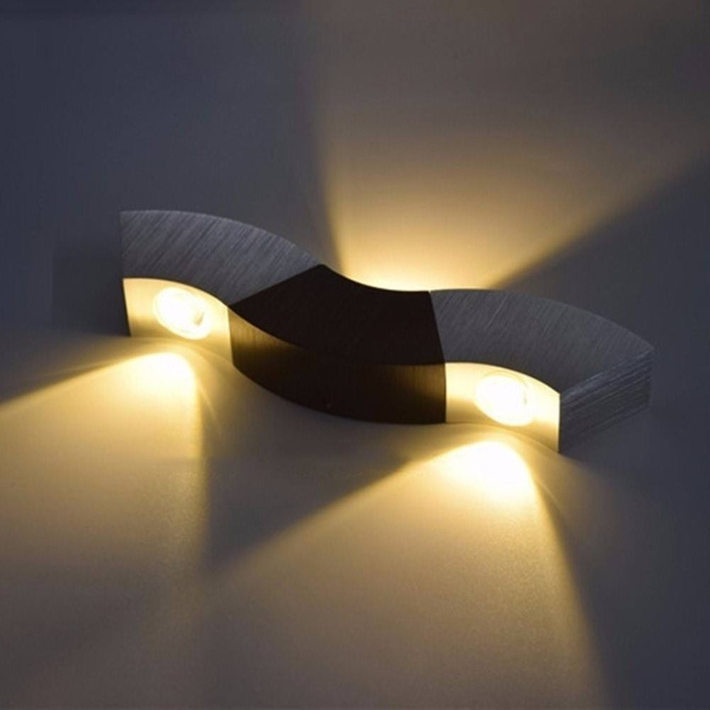 Eenvoudige en snelle installatie Indoor LED Wandlamp Woonkamer Decoratie Wandlamp Home Verlichting Armatuur Loft Trap Licht