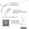 2.4G AC175-265V Smart drie kleuren dimbare controller verlichting Google home Wifi controle LED lamp led smart lamp