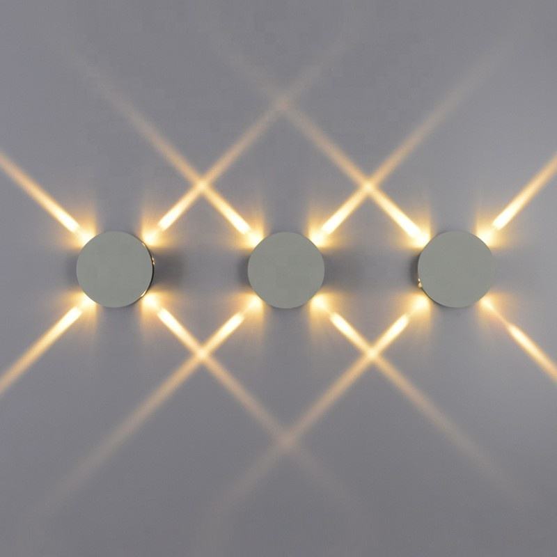 LED Indoor Wandlamp Wandmontage Aluminium Kapperszaak Wandlamp Woonkamer Hoge Kwaliteit Kruis Ster met Goede Prijs