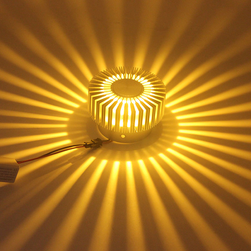 Moderne 3W LED RGB Wandlamp Aluminium Led Verlichting Wandkandelaar AC85-265V Hoge kwaliteit Blaker Lamp