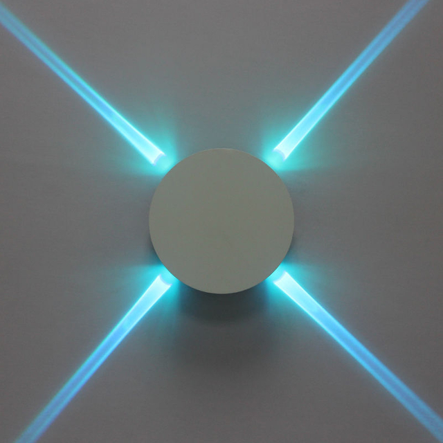 Hot selling ronde LED kruis ster wandlamp rgb licht binnen nachtlampje met fabrieksprijzen Innovatieve oppervlaktelichttrap