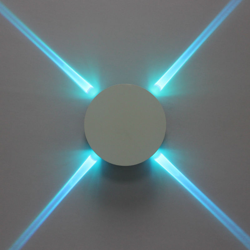 Hot selling ronde LED kruis ster wandlamp rgb licht binnen nachtlampje met fabrieksprijzen Innovatieve oppervlaktelichttrap