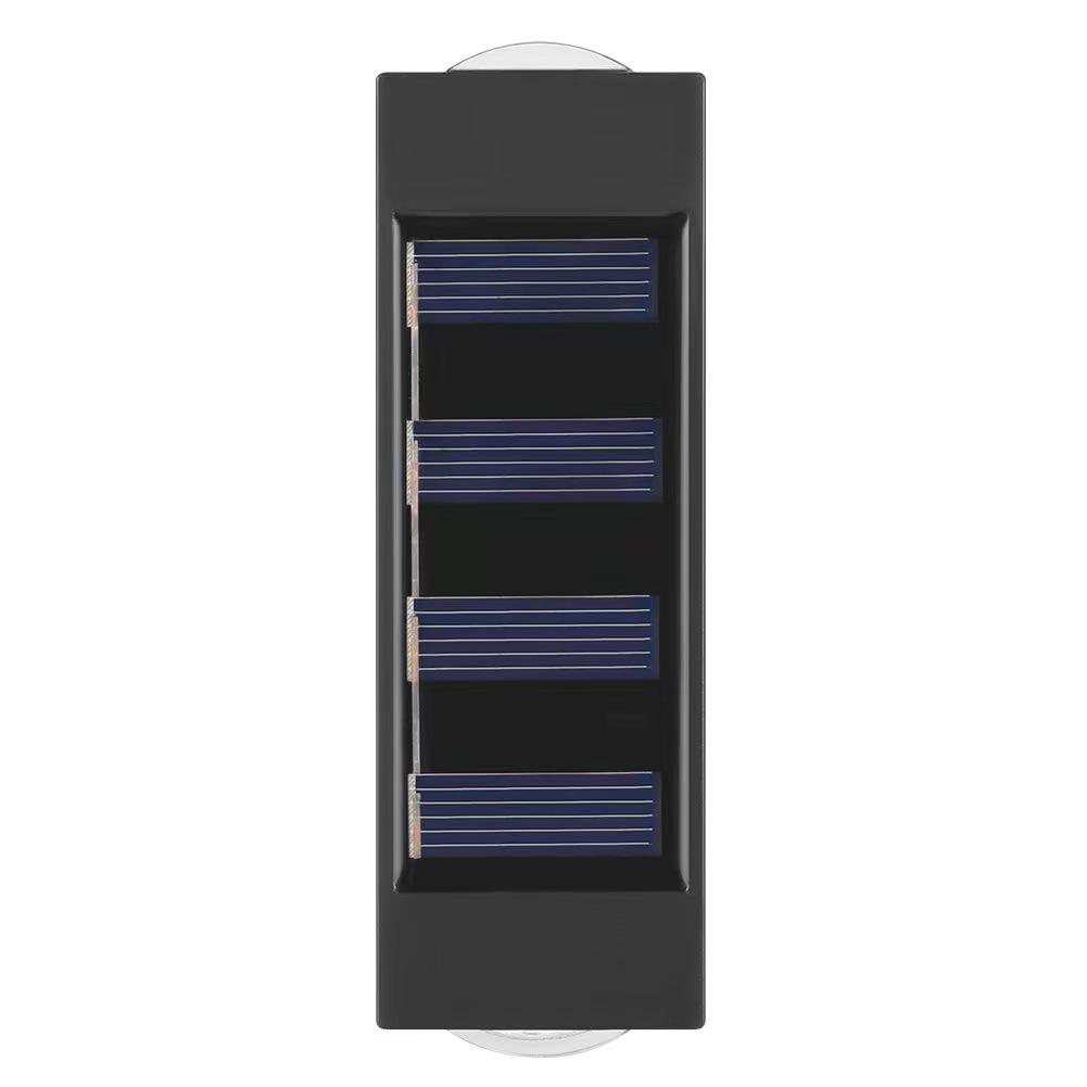 Solar wandlamp buiten binnenplaats buiten waterdichte sfeer wanddecoratie oneindige stiksels op en neer