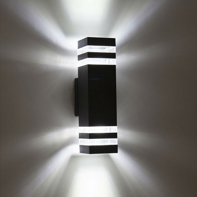 Outdoor Waterdichte LED Wandlampen IP65 Aluminium Binnentuin Veranda Gangverlichting