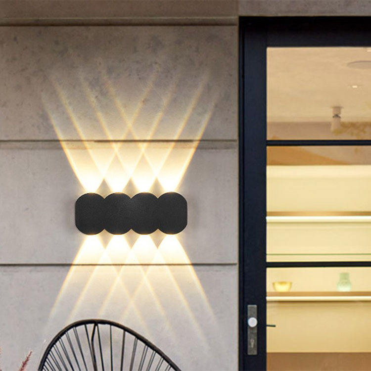 Nieuwe fabriek groothandel IP65 aluminium waterdichte buiten op en neer led wandlamp wandlampen voor thuis met fabrieksprijs