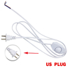 Dimbare 1.8 m EU/US Plug Licht Schakelen Ronde Schakelaar Snoer Kabel Plug Power voor LED Lampen lampenkap papier lichten ster lampen