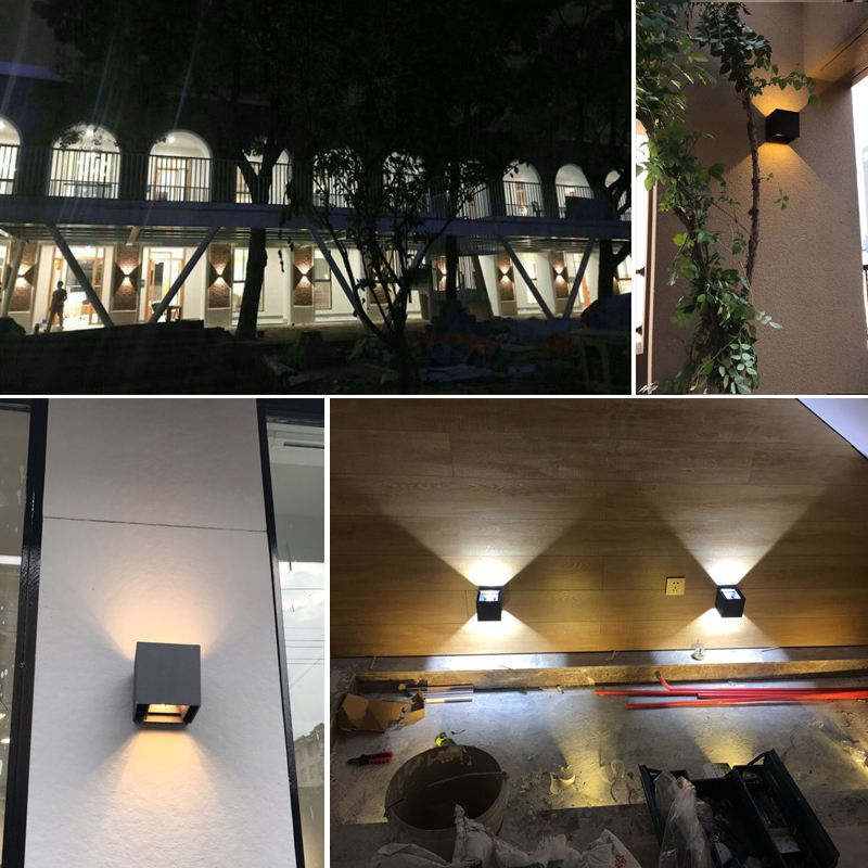 LED Wandlamp Rechthoek Slaapkamer Nachtkastje Wandlamp Trap Licht Spiegel Licht Indoor Blaker Armatuur Woonkamer Decoratie