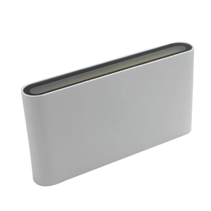 Modern design decoratief wandgemonteerd LED-licht IP65 omhoog en omlaag wandlamp nachtkastje buiten LED zwart modern ijdelheidshek